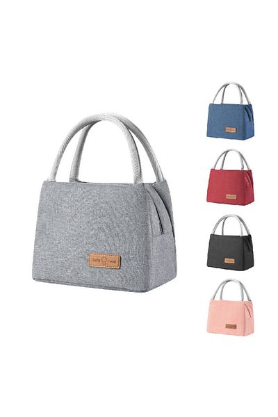 nuzki Insulated Lunch Bag for Men, Women & Kids Reusable Waterproof Thermal for Office, Work &School
