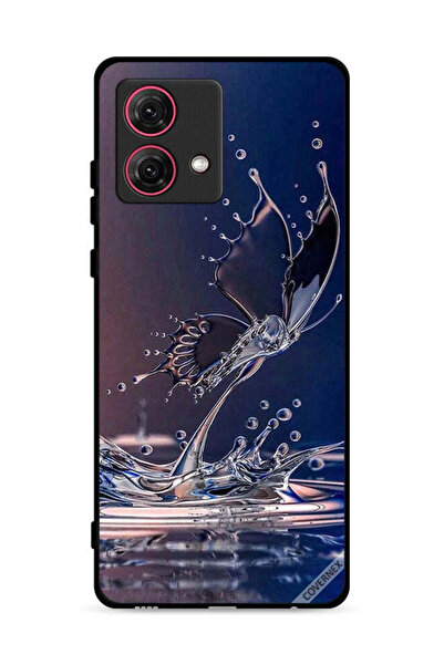 Covernex غطاء حماية لهاتف موتورولا موتو جي 84 5 جي بنقشة قطرات الماء على شكل ...