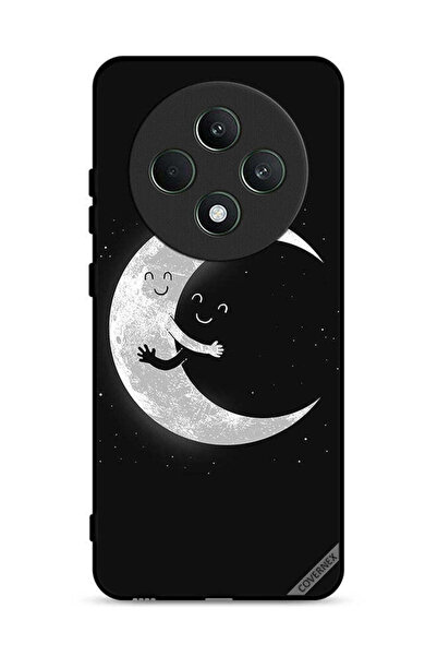 Covernex غطاء حماية لهاتف Oppo Reno12 F 4G بتصميم عناق القمر والسماء المظلمة
