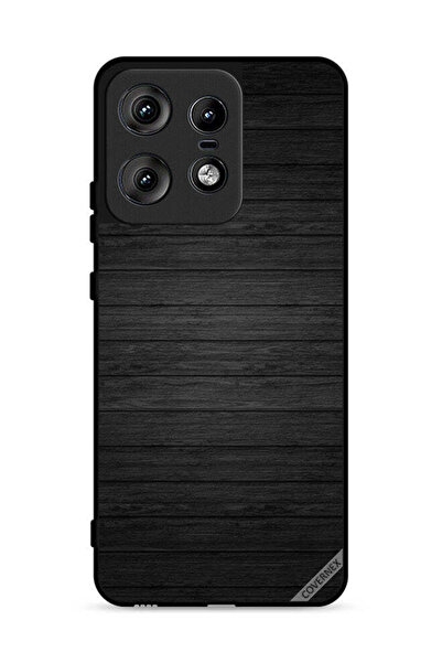 Covernex غطاء حماية لهاتف موتورولا إيدج 50 برو 5G بنمط خشبي داكن