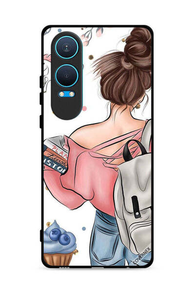 Covernex OnePlus Nord CE4 Lite 5G Protective Case Cover Books In Girl Hand Art