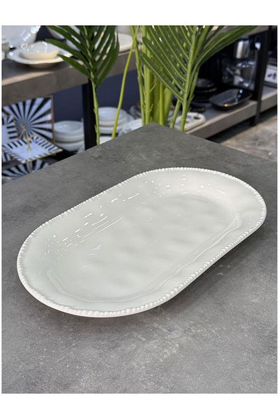 Doğudeko Cappadocia Collection Porcelain Boat Plate 33X19