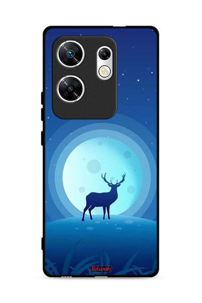 Tolwak غطاء حماية لهاتف Infinix Zero 30 4G بتصميم غزال