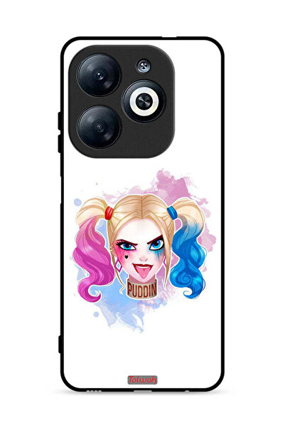 Tolwak غطاء حماية لهاتف Infinix Smart 8 4G برسومات هارلي كوين