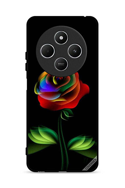 Covernex Xiaomi Redmi 14C 4G Protective Case Cover Rainbow Color Rose