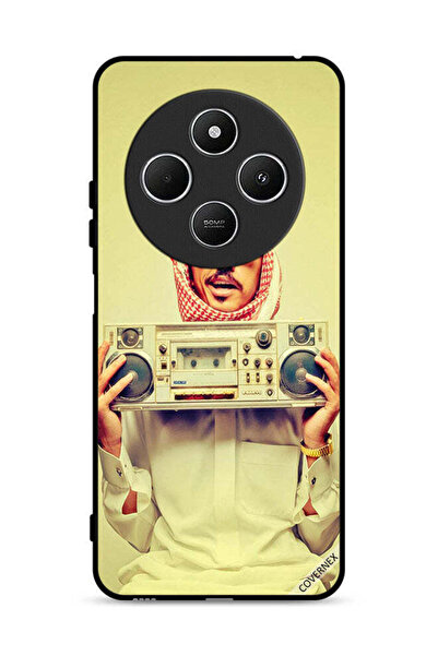 Covernex غطاء حماية لهاتف Xiaomi Redmi 14R 5G يحمل جهاز موسيقى عتيق