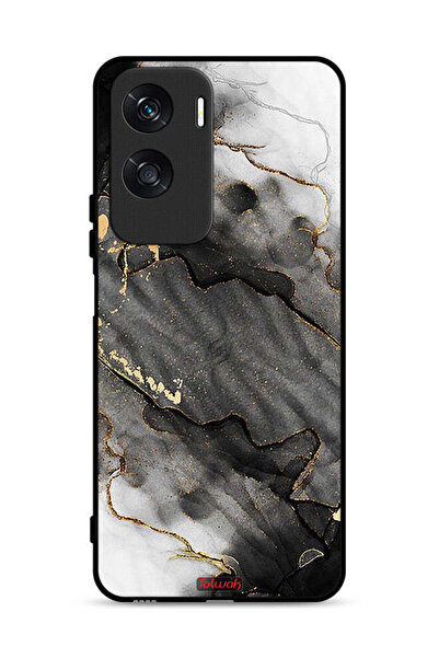 Tolwak غطاء حماية لهاتف Honor X50i 5G بلون رخامي لامع