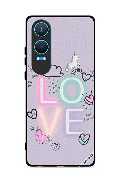 Covernex OnePlus Nord CE4 Lite 5G Protective Case Cover Sweet Heart Love Unicorn
