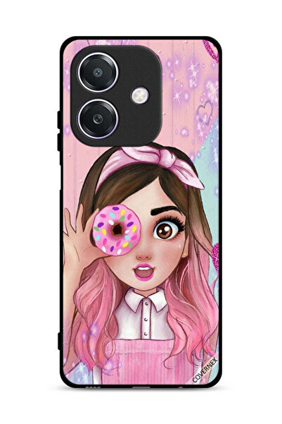Covernex غطاء حماية لهاتف Oppo A3 5G برسومات فتاة محبة للدونات