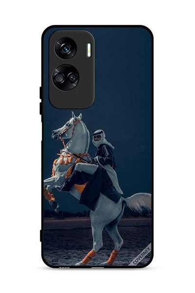 Covernex غطاء حماية لهاتف Honor 90 Lite 5G، شاب على حصان