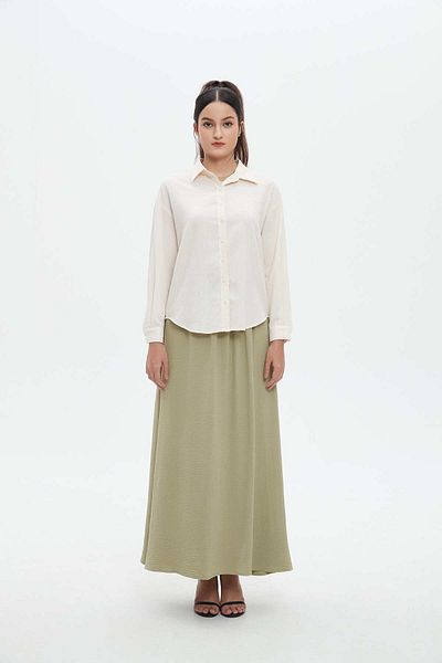 Nichii Women's Solid Long Sleeve Shirt