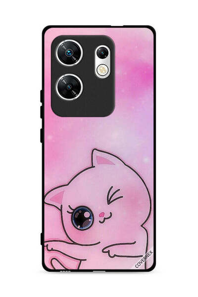 Covernex غطاء حماية لهاتف Infinix Zero 30 4G بتصميم Go This Way Kitten