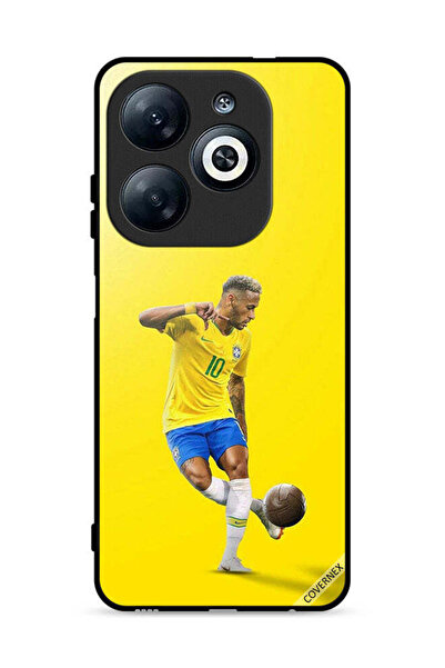 Covernex غطاء حماية لهاتف إنفينيكس سمارت 8 4G بتصميم نيمار مع كرة قدم
