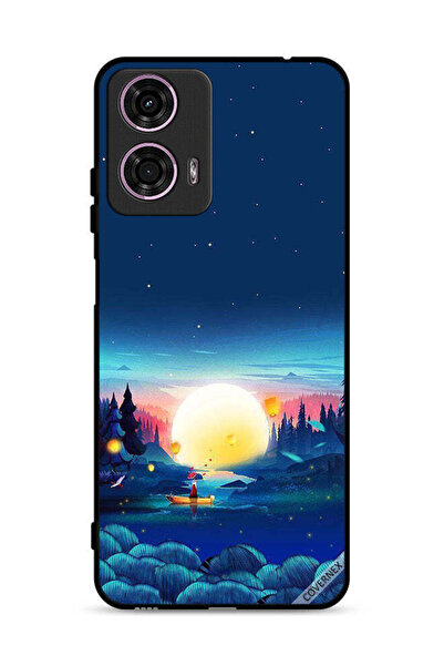 Covernex Motorola Moto G24 4G Protective Case Cover Sunset View Paint