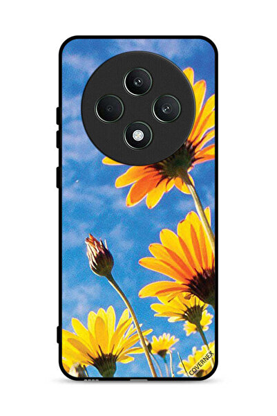 Covernex غطاء حماية لهاتف Oppo Reno12 F 4G بنقشة عباد الشمس