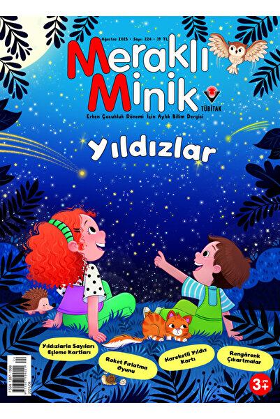 Tübitak Yayınları Meraklı Minik Dergi Ağustos 2025 (3-6 yaş)