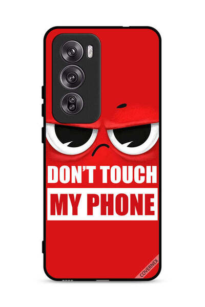 Covernex غطاء حماية لهاتف Oppo Reno12 Pro 5G بعبارة "لا تلمس هاتفي"