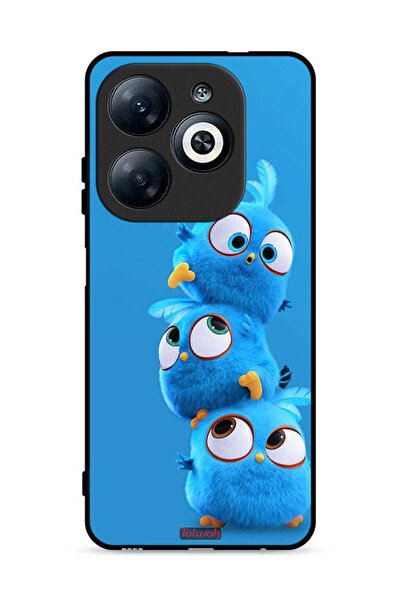 Tolwak غطاء حماية لهاتف إنفينيكس سمارت 8 4G بنقشة طيور لطيفة