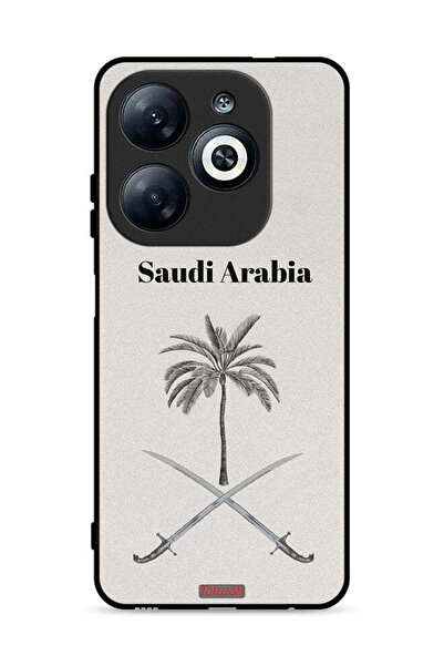 Tolwak غطاء حماية لهاتف إنفينيكس سمارت 8 4G، لوحة فنية لعلامة المملكة العربية...