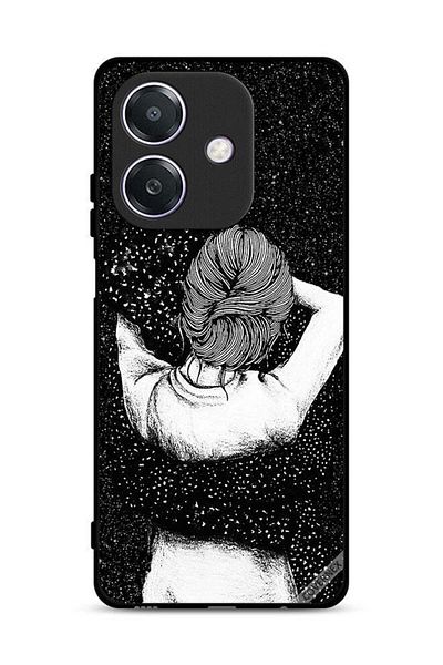 Covernex غطاء حماية لهاتف Oppo A3 5G برسومات فتاة خربشة ليلية