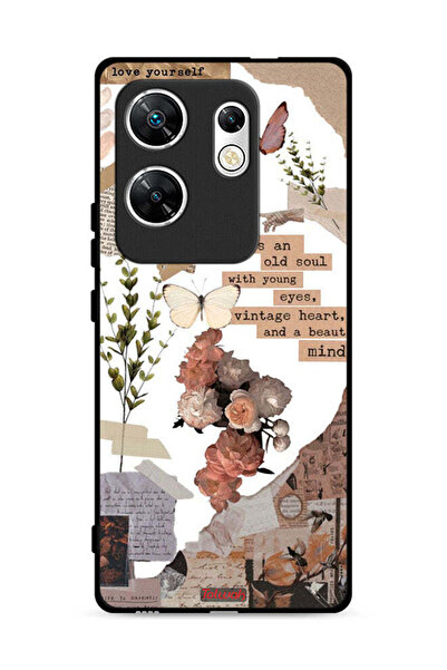 Tolwak غطاء حماية لهاتف Infinix Zero 30 4G، "She Is An Old Soul"