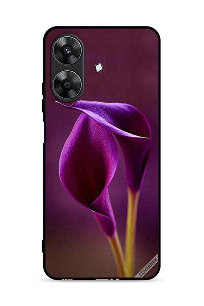 Covernex غطاء حماية لهاتف Realme Note 60 4G بنقشة زهرتين جميلتين