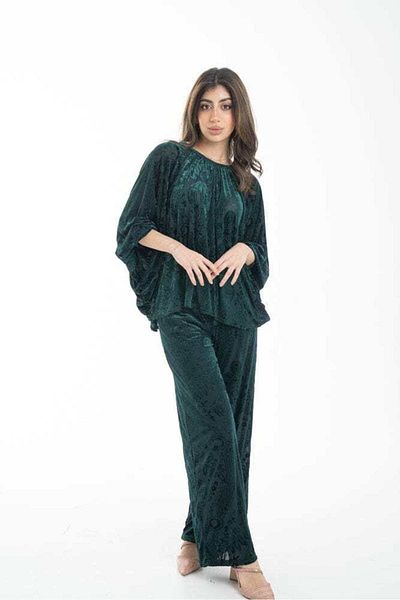 Nichii Women's Velvet Lounge Pants for Home