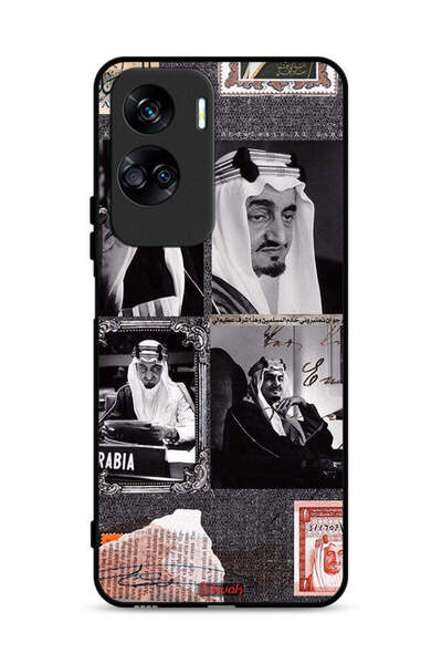 Tolwak غطاء حماية لهاتف Honor 90 Lite 5G، ملصق الملك فيصل العتيق