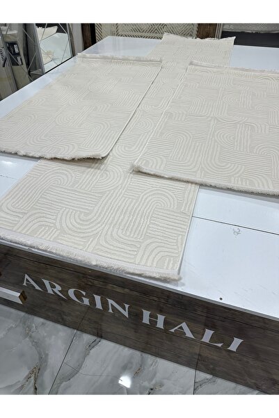 Duru Bohem Yatak Odası Halısı Akrilik 3'lü Set ARGIN HALI