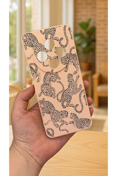 Vip Case Redmi 14C - حافظة مطاطية كلاسيكية ممتصة للصدمات من السيليكون بنمط الفهد277