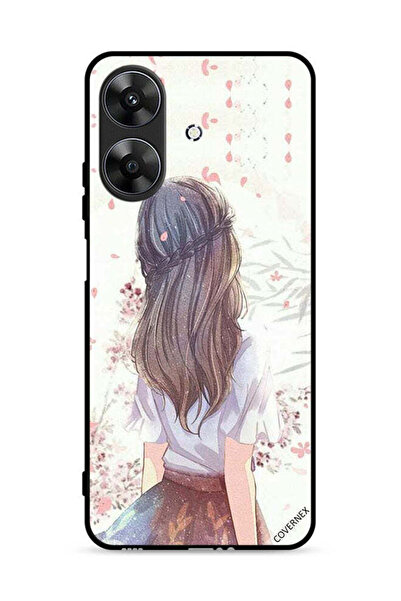 Covernex غطاء حماية لهاتف Realme Note 60 4G، فتاة لطيفة في تفكير عميق