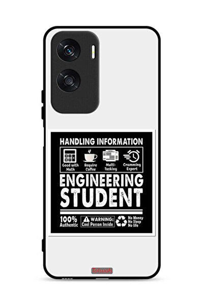 Tolwak غطاء حماية لهاتف Honor X50i 5G، ملصق طالب هندسة