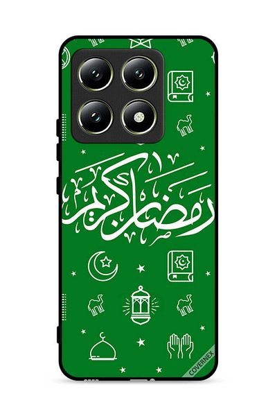 Covernex Xiaomi 14T 5G Protective Case Cover Ramadan Kareem Green