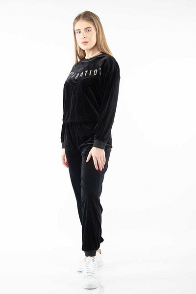 Nichii Women's Long Sleeve Loose Velvet Blouse