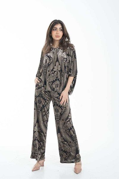 Nichii Women's Velvet Lounge Pants for Home