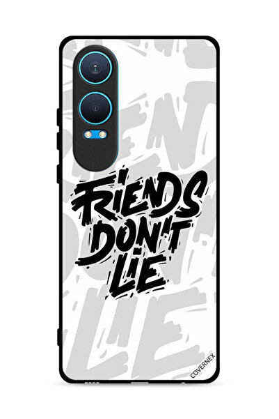 Covernex غطاء حماية لهاتف OnePlus Nord CE4 Lite 5G بطبعة "أصدقاء الخط لا يكذبون"
