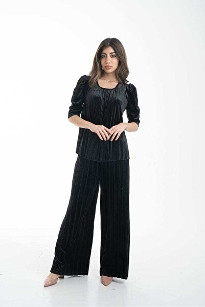 Nichii Women's Striped Wide-Leg Trousers