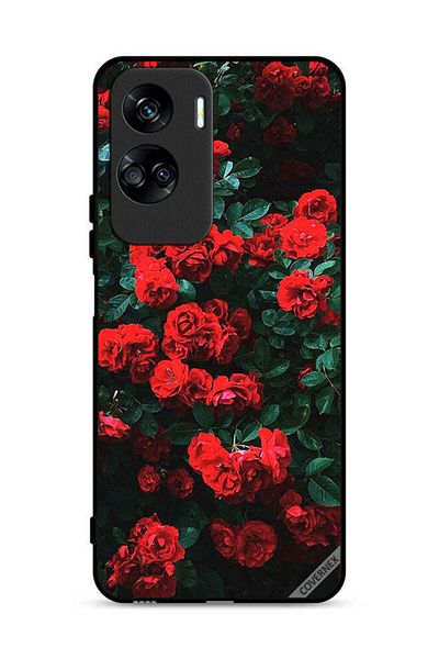 Covernex غطاء حماية لهاتف Honor 90 Lite 5G بطبعة حديقة الورود