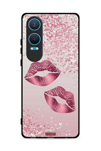 Tolwak غطاء حماية لهاتف OnePlus Nord CE4 Lite 5G برسومات شفاه لامعة