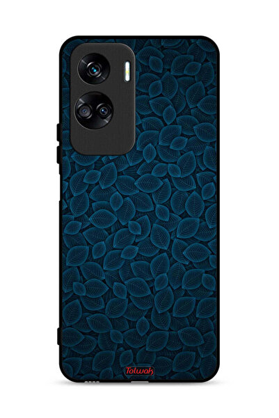 Tolwak غطاء حماية لهاتف Honor 90 Lite 5G بنقشة أوراق فنية رقمية