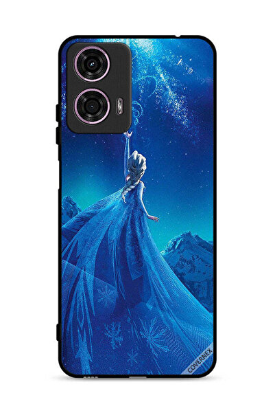 Covernex غطاء حماية لهاتف موتورولا موتو جي 24 4G بطبعة إلسا فروزن