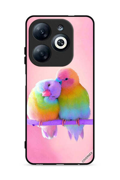 Covernex غطاء حماية لهاتف إنفينيكس سمارت 8 4G برسومات طيور لطيفة
