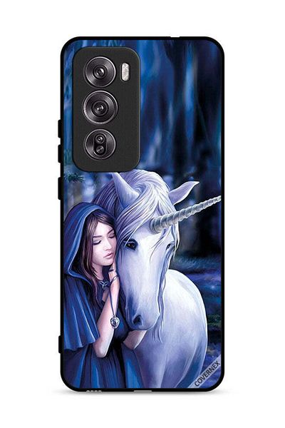 Covernex غطاء حماية Oppo Reno12 Pro 5G بتصميم فتاة وحيد القرن المحببة