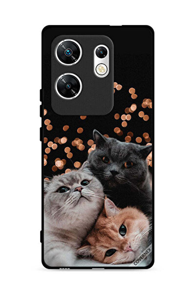 Covernex غطاء حماية لهاتف Infinix Zero 30 4G بتصميم قطط