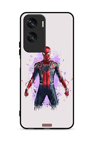 Tolwak غطاء حماية لهاتف Honor X50i 5G بتصميم العنكبوت الحديدي