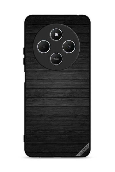 Covernex غطاء حماية لهاتف شاومي ريدمي 14 سي 4G بنمط خشبي داكن
