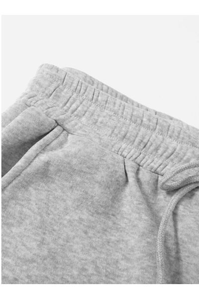 CANDERO Pantaloni de sport pentru femei, gri, largi, supradimensionați, de calitate, cu croiala largi, flexibili, confortabili, din țesătură YUS