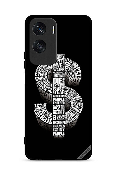 Covernex غطاء حماية لهاتف Honor X50i 5G بطبعة دولار الخط