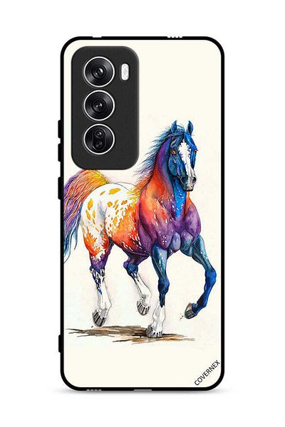 Covernex غطاء حماية Oppo Reno12 5G بتصميم رسمة حصان
