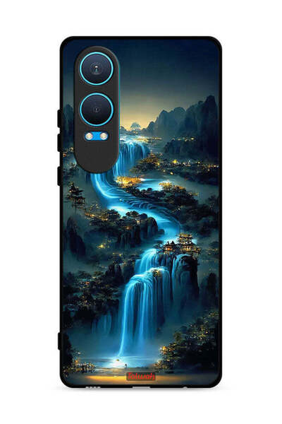 Tolwak غطاء حماية لهاتف OnePlus Nord CE4 Lite 5G بنقشة شلال فنية